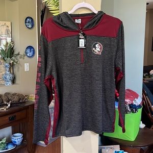 NWT FSU Dri fit quarter zip
